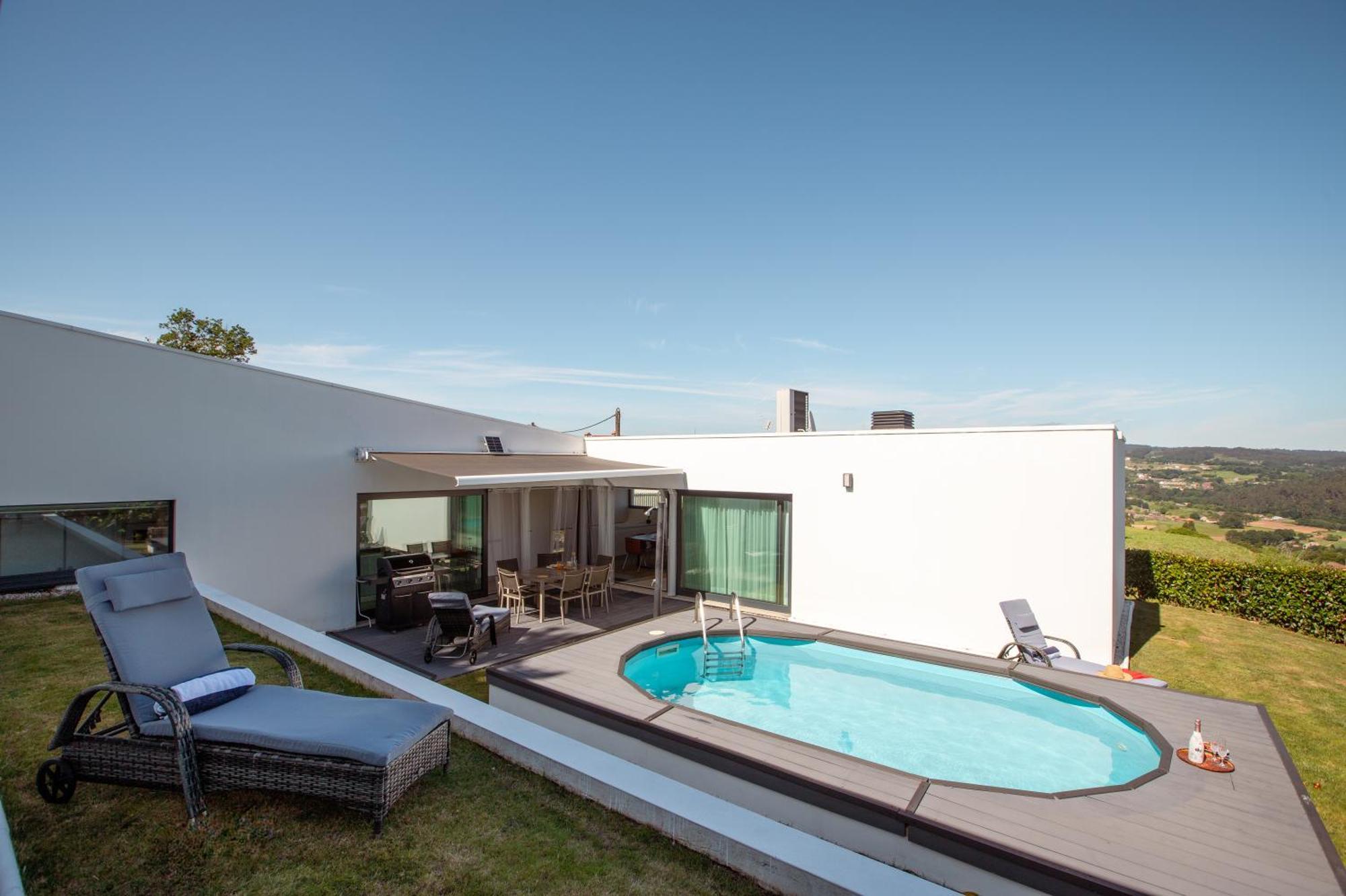 Villa Con Piscina Y Jardin, Santiago De Compostela Teo Dış mekan fotoğraf