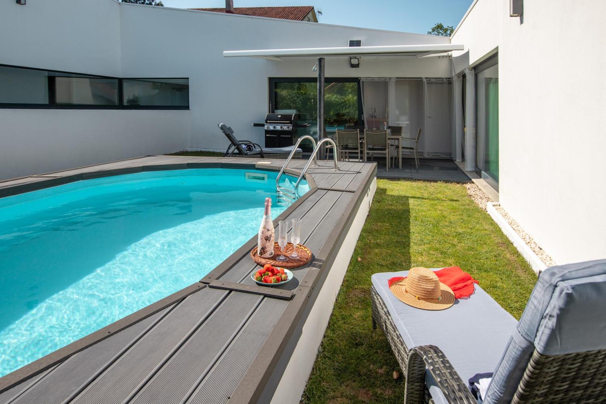 Villa Con Piscina Y Jardin, Santiago De Compostela Teo Dış mekan fotoğraf