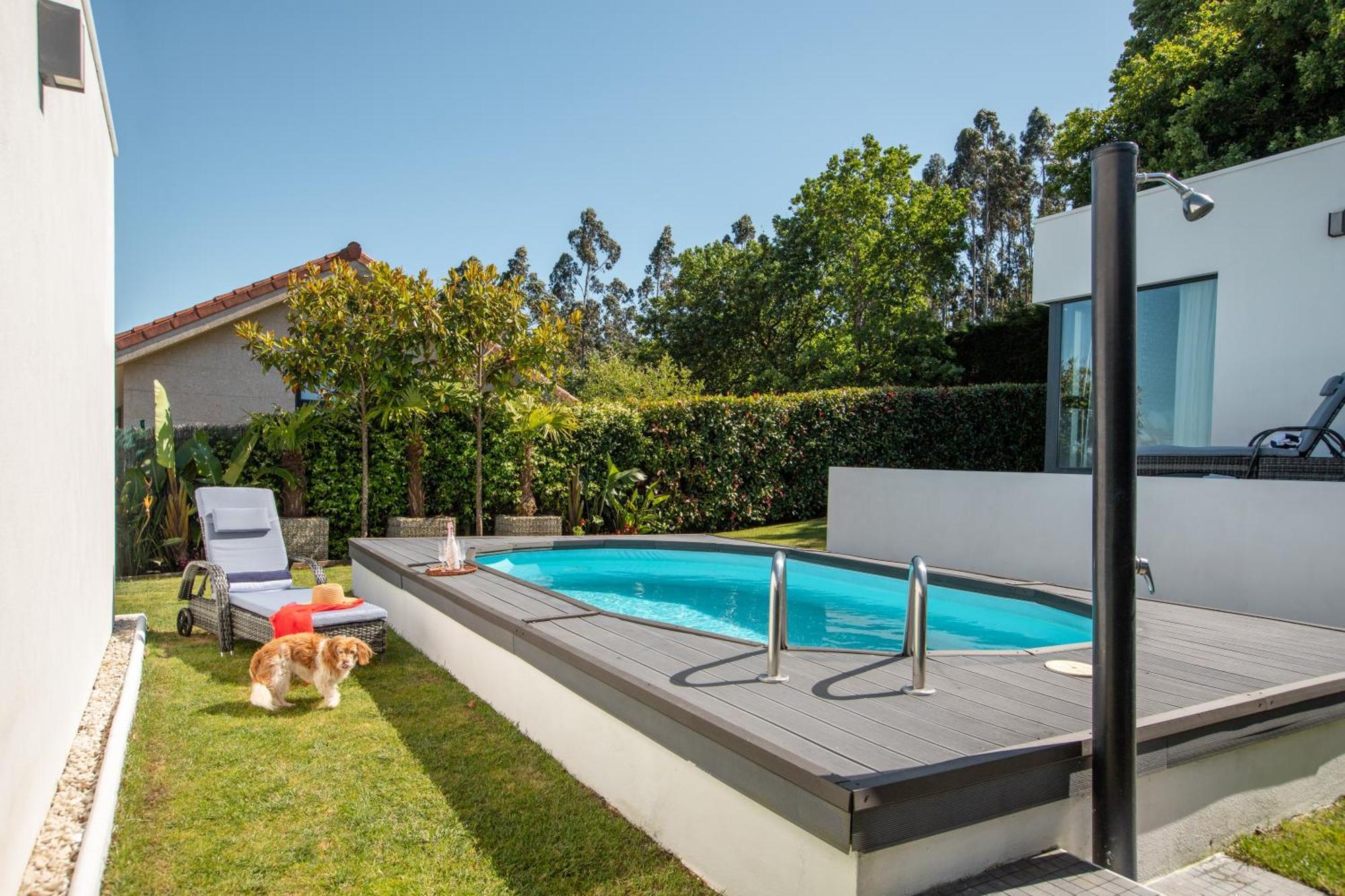 Villa Con Piscina Y Jardin, Santiago De Compostela Teo Dış mekan fotoğraf